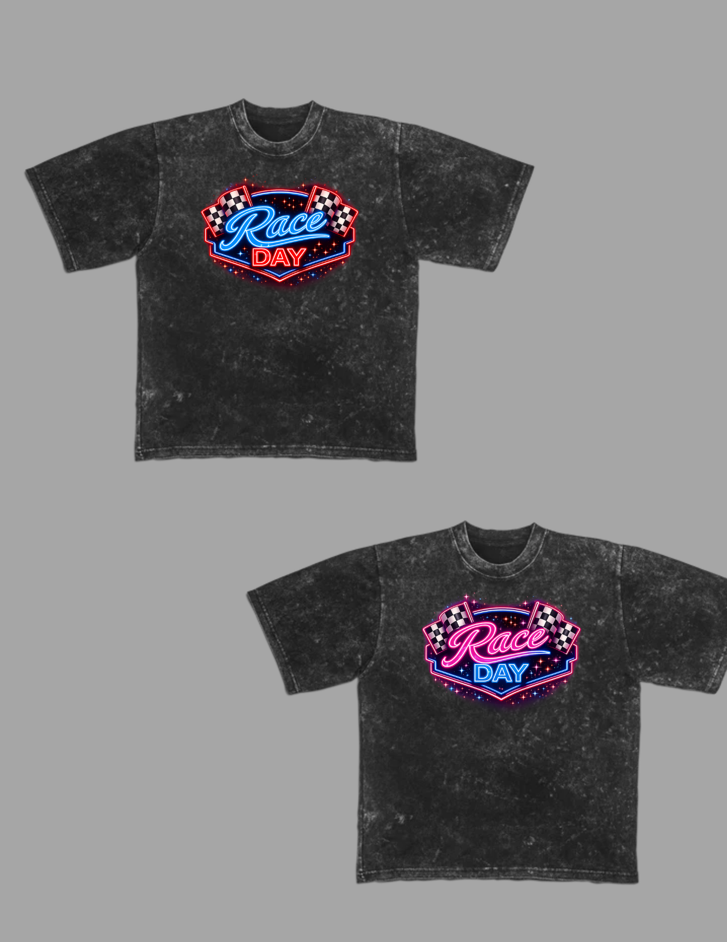 Acid Wash Race Day Tee