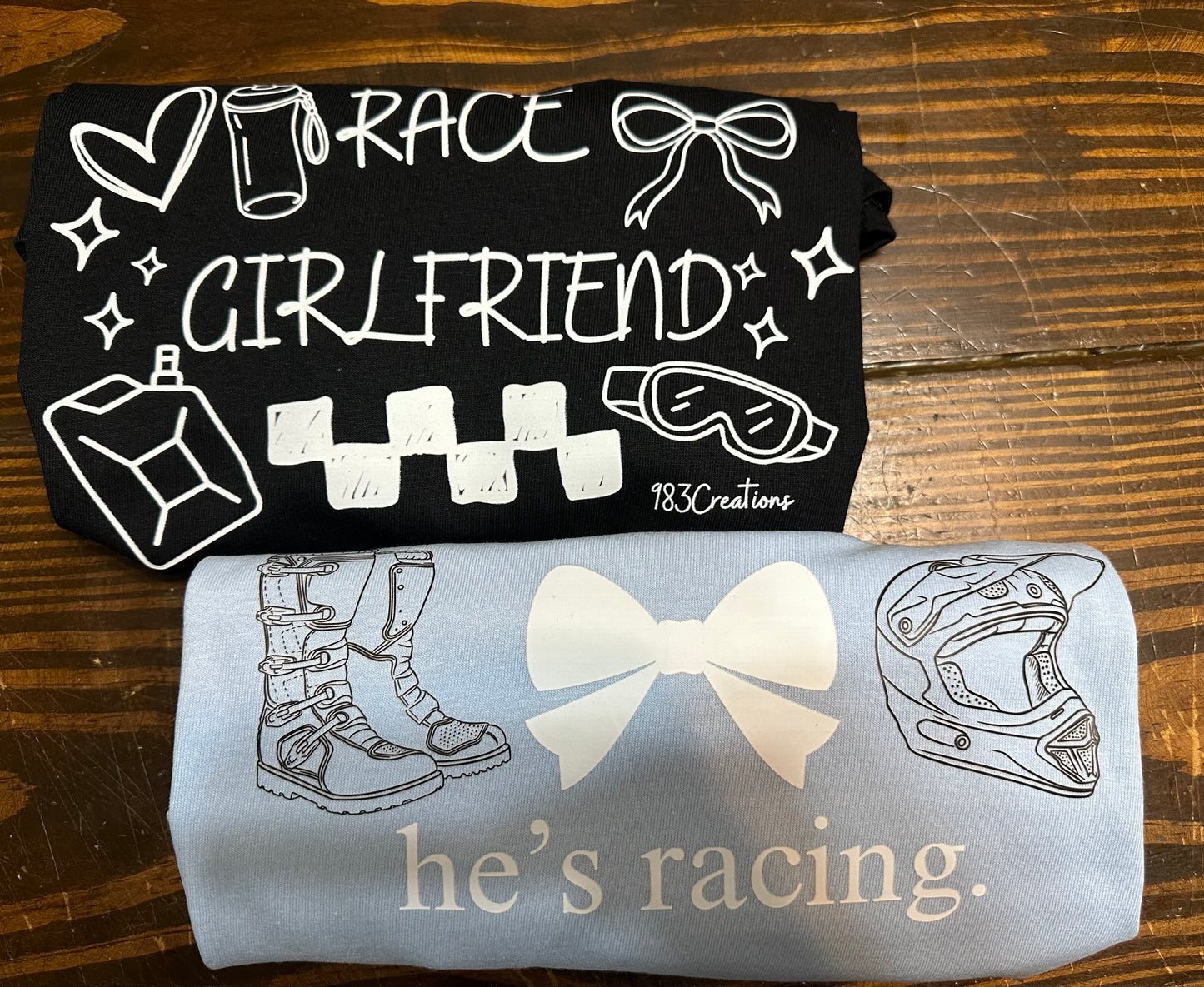 He’s Racing Graphic Tee