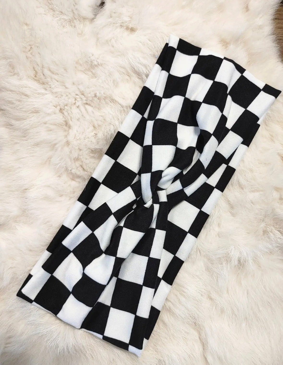 Checkered Headbands