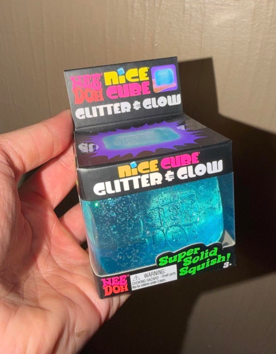 Glitter and Glow Needoh Cube