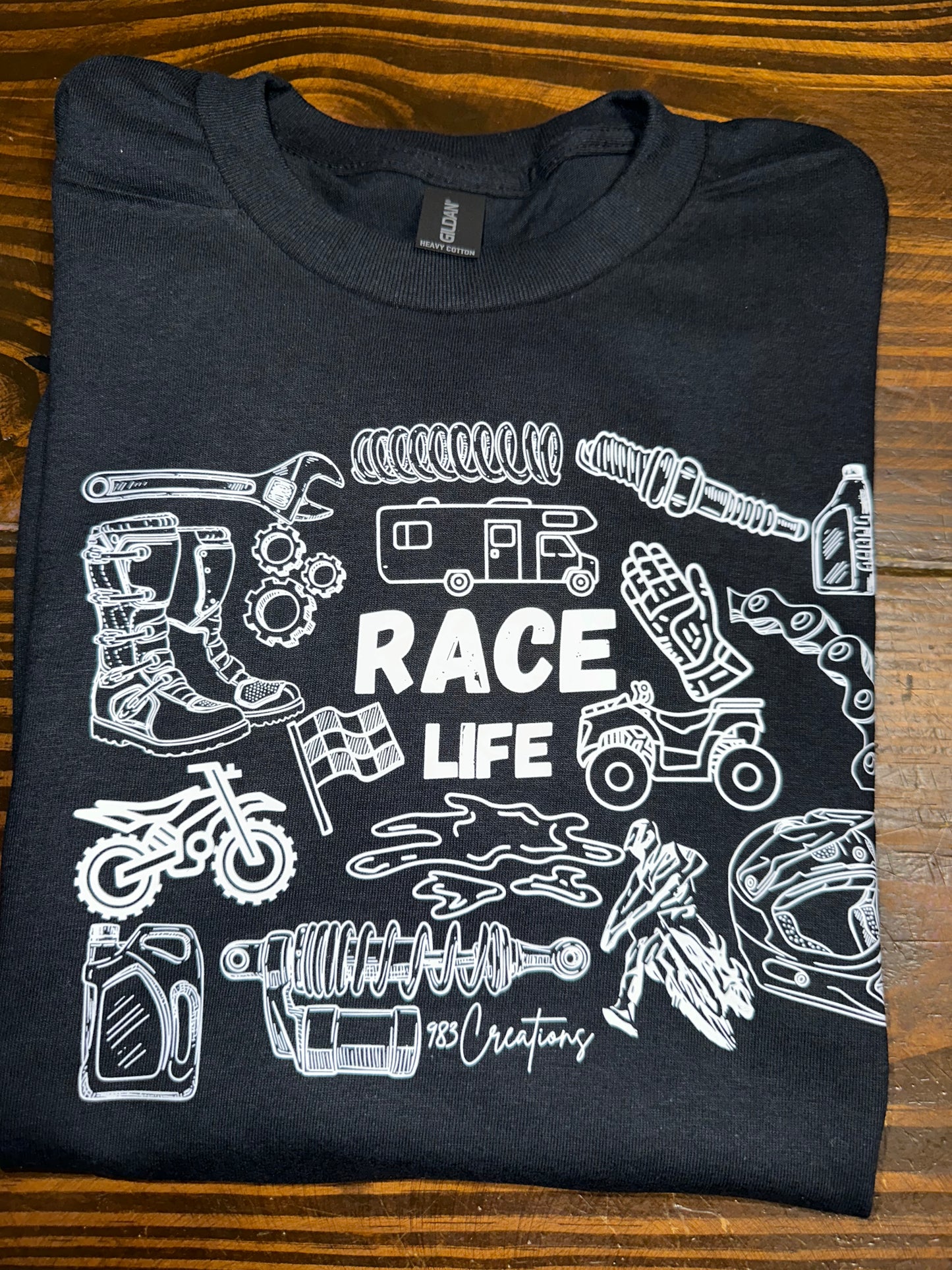 Race Life Graphic Tee