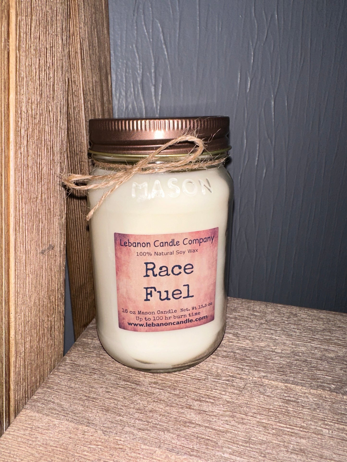 Race Fuel Hand Poured Natural Soy Candle and Wax Melts