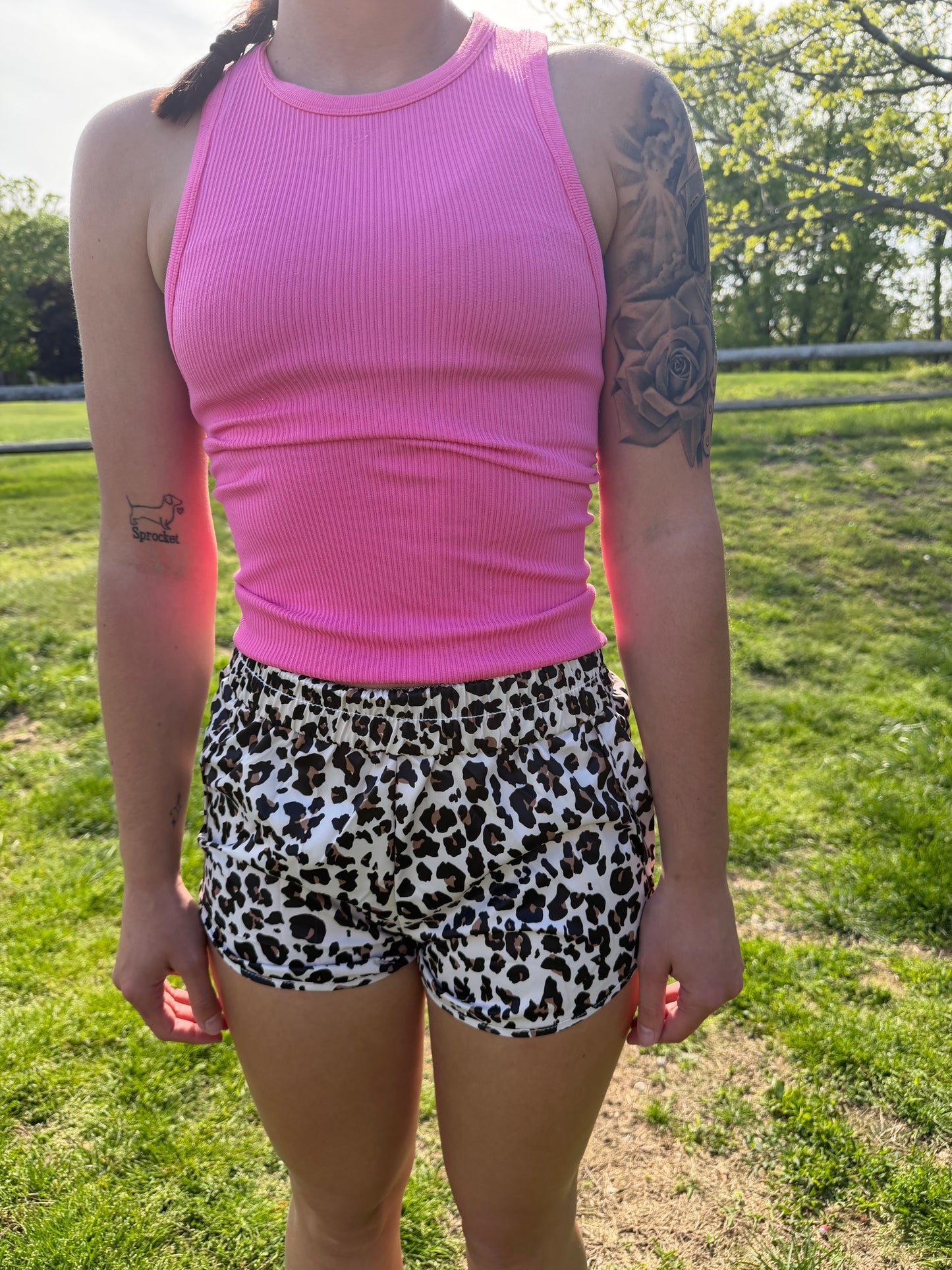 Cheetah Print Shorts