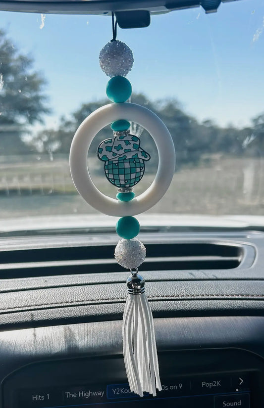 Disco Cowgirl Car Charm