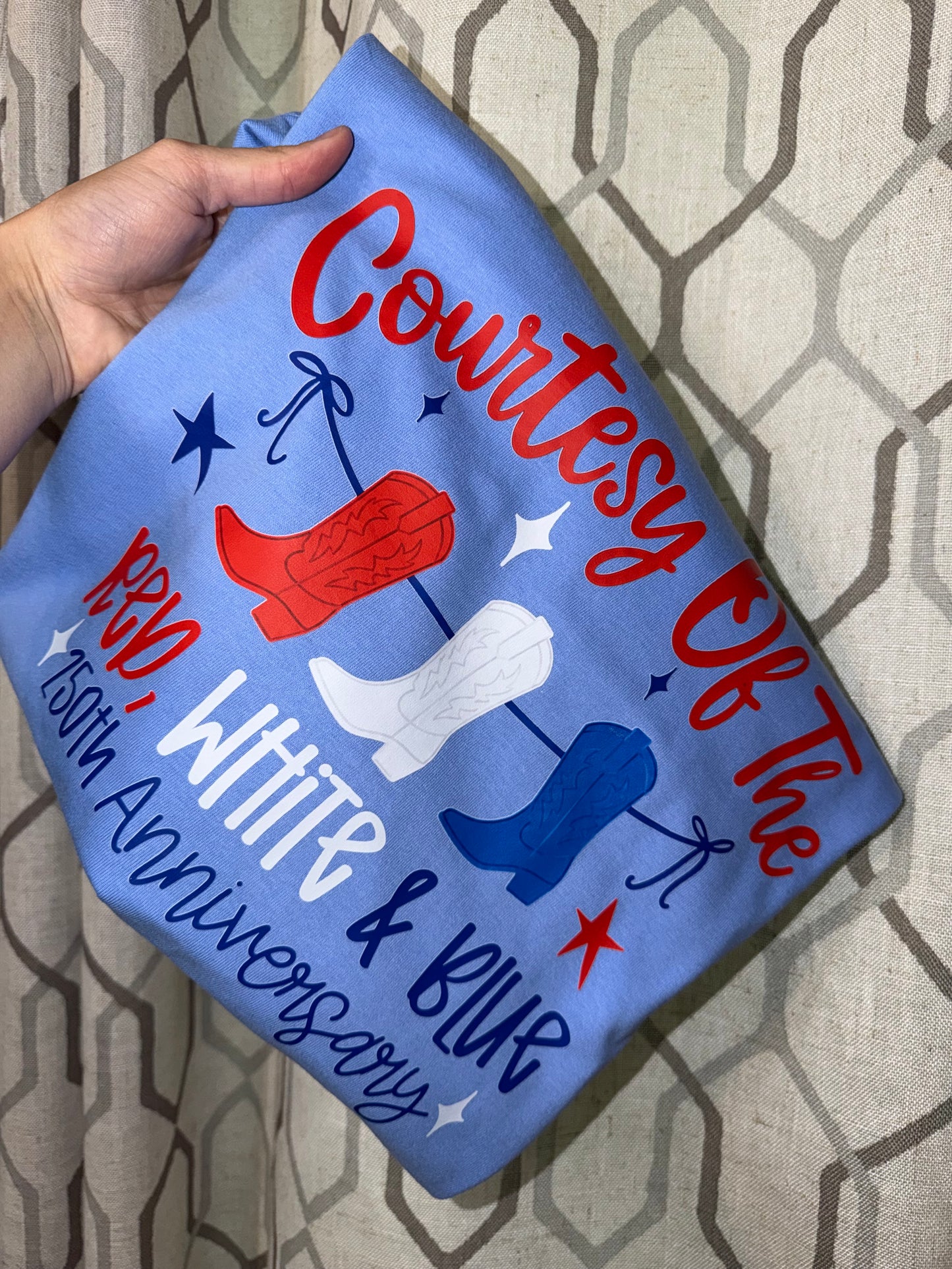 Courtesy of the Red White and Blue Tee