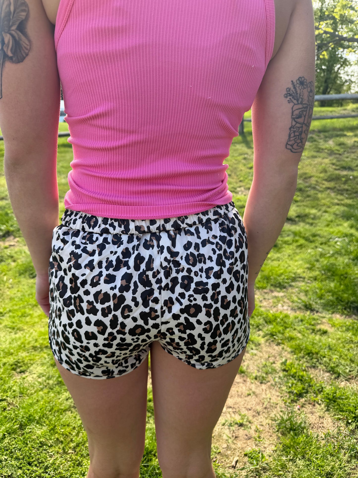 Cheetah Print Shorts