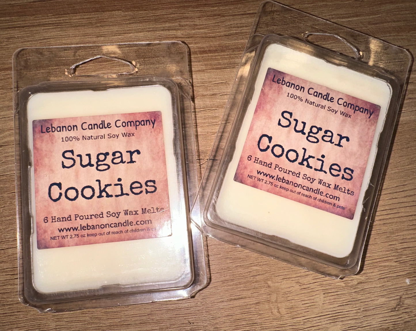 Sugar Cookies Hand Poured Natural Soy Wax Melts