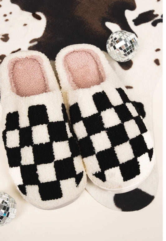 Checkered Me Out Slippers