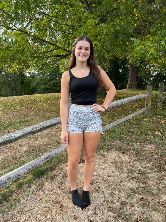 Grey Camo Shorts