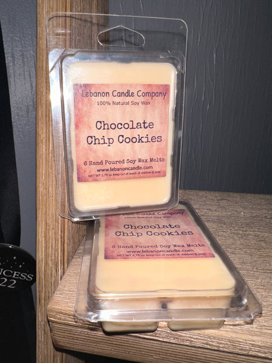 Chocolate Chip Cookies Hand Poured Natural Soy Wax Melts