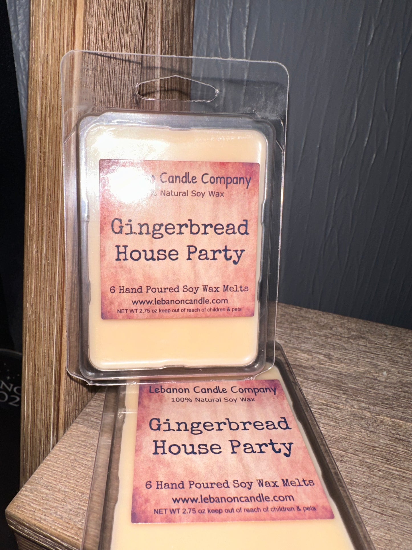 Gingerbread House Party Hand Poured Natural Soy Wax Melts