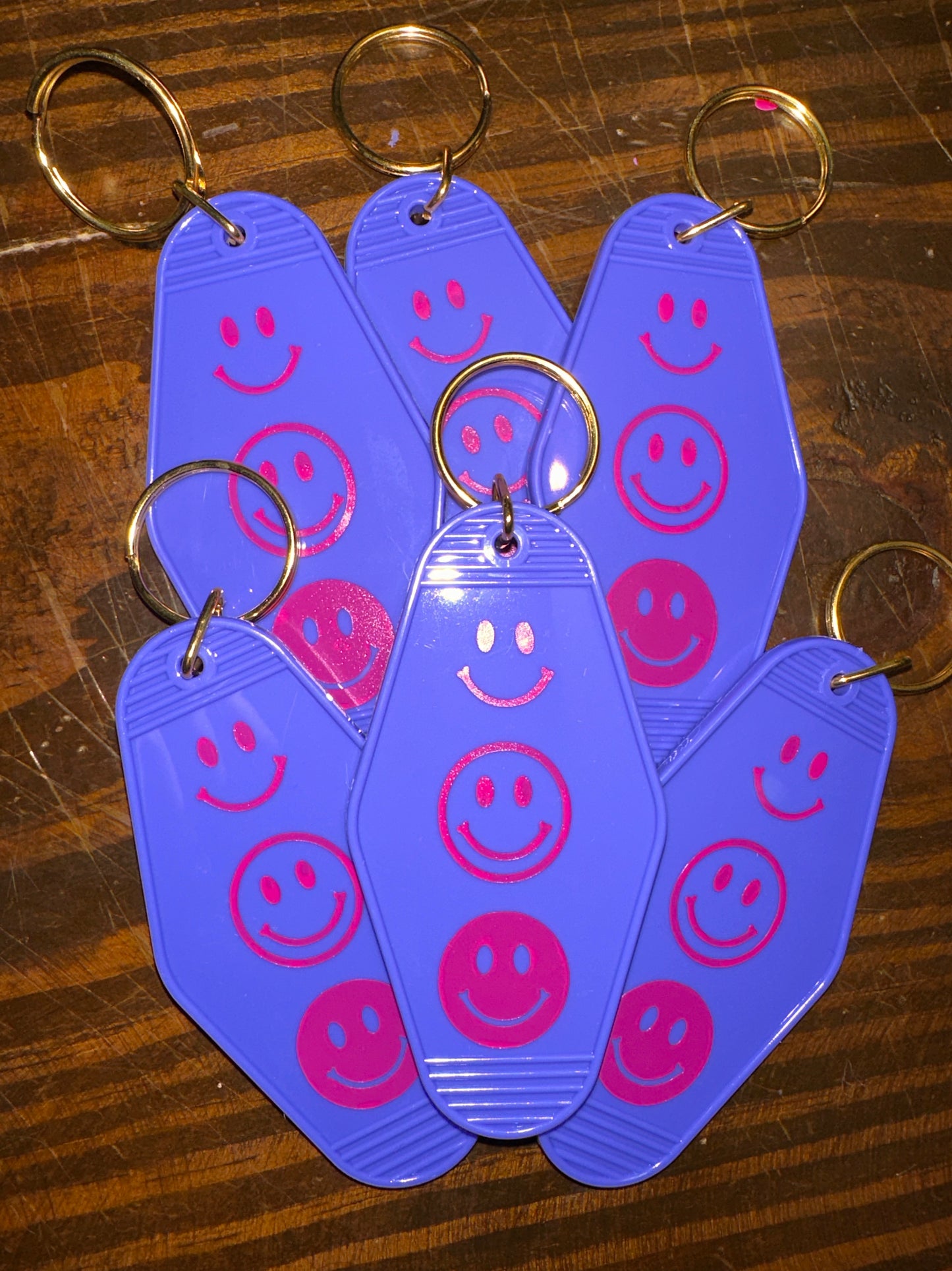 Purple Motel Keychains