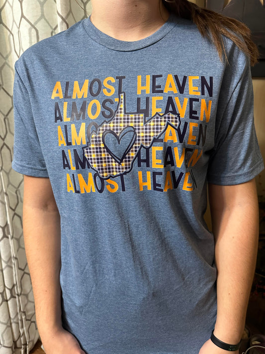 Almost Heaven WV Graphic Tee